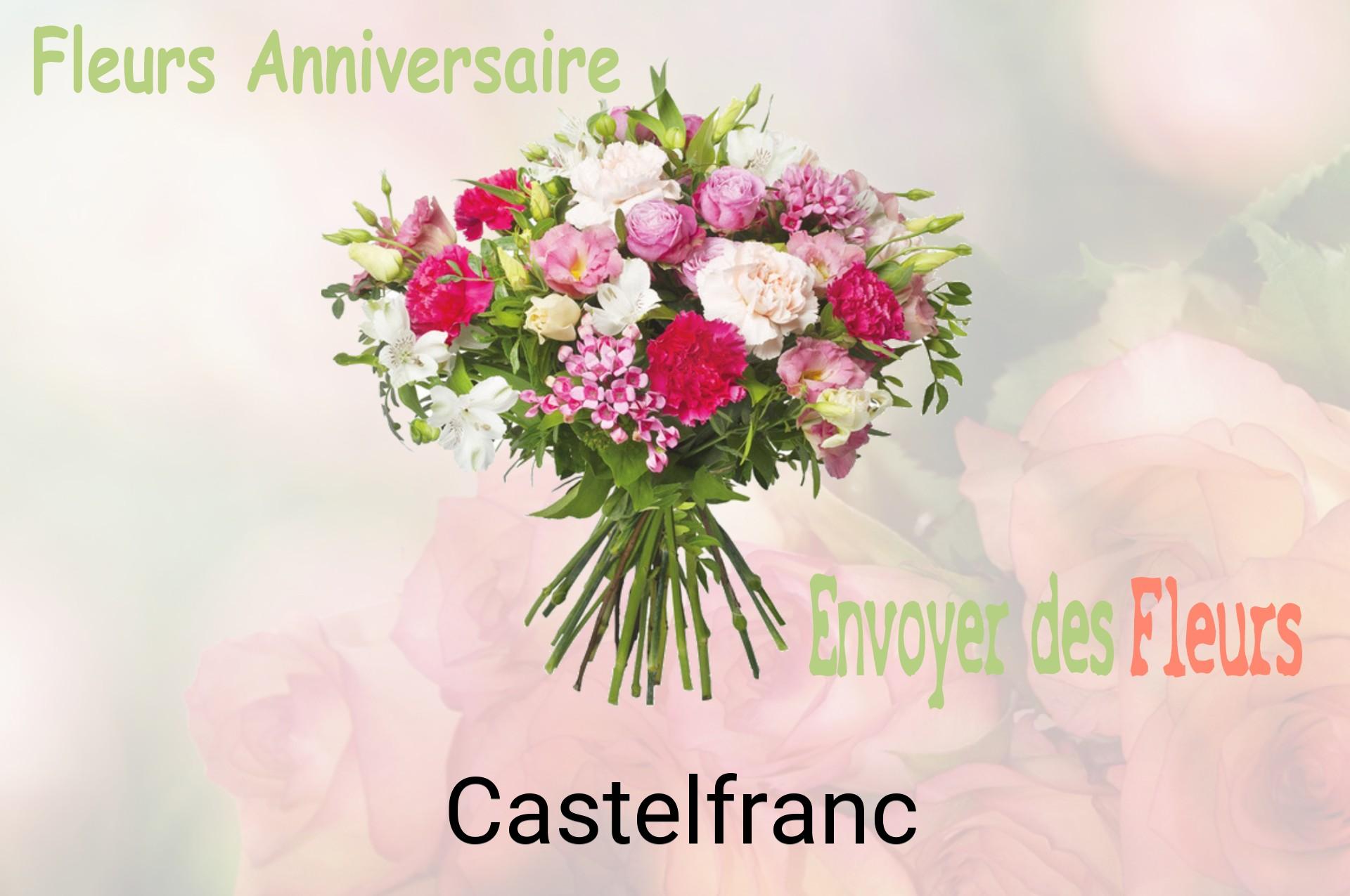 Bouquet de fleurs d’anniversaire livré à Castelfranc