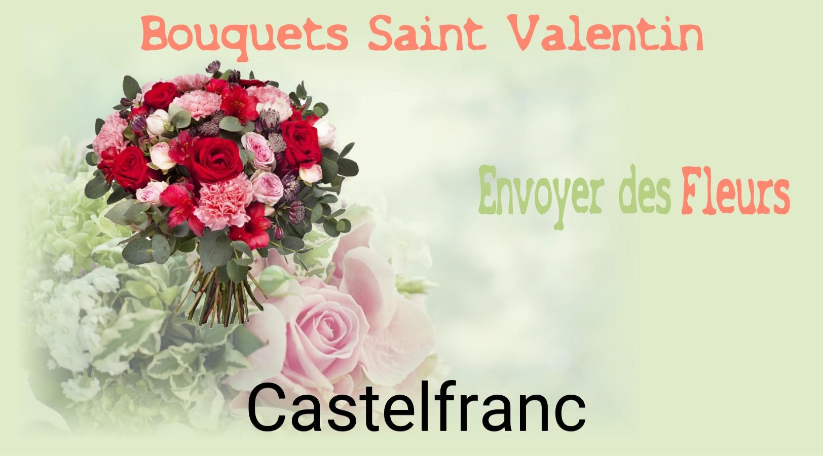 Roses de Saint-Valentin livrées à Castelfranc